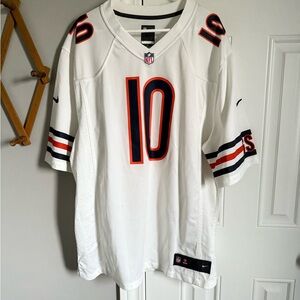 Nike White and Navy Men's Jersey